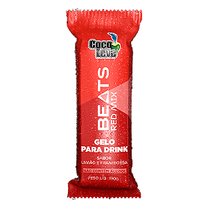 Gelo Coco Leve  Sabor Beats Red Mix- 190g