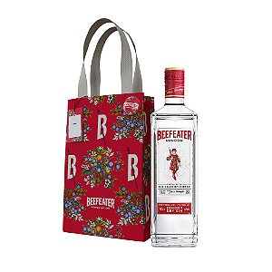 Kit Gin Beefeater 750ml + Sacola Presenteável Botânicos + Taça Beefeater Acrílico