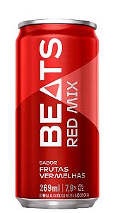 Bebida Mista Alcoólica Gaseificada Skol Beats Red Mix Frutas Vermelhas Lata - 269ml