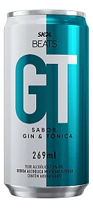 Bebida Mista Alcoólica Gaseificada Skol Beats Gin & Tônica Lata - 269ml