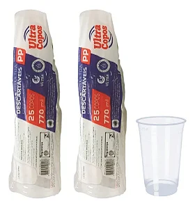 Copo Plastico Descartável Ultra - 770ml