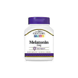 Melatonina 3mg (90 Tabs) - 21st Century