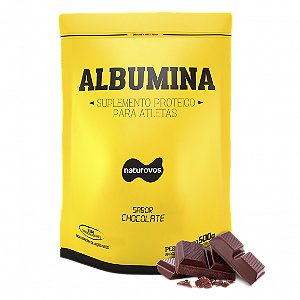 Albumina Sabor Chocolate (420g) - Naturovos