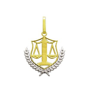 Pingente Profissão Nutrição em Ouro 18k