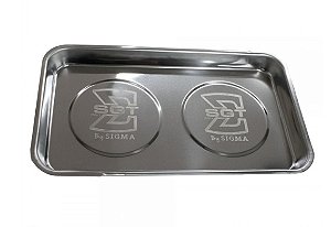 BANDEJA MAGNÉTICA RETANGULAR INOX 140X240MM