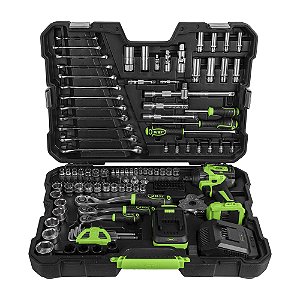 MALETA DE FERRAMENTAS COM CHAVE DE IMPACTO A BATERIA 800NM