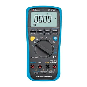 Multímetro/Megômetro Digital 600/1000V AC/DC CAT IV 600V ET-2780 MINIPA