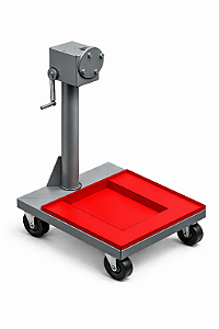 Cavalete Universal de Coluna Móvel 300kg Especifer | Linha Leve com Bandeja - EE09001