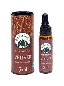 Óleo Essencial de Vetiver 5ml - BioEssência