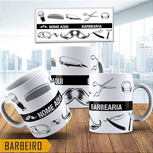 CANECA DE PORCELANA PERSONALIZADA PROFISSÕES