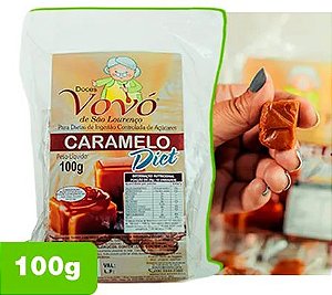 Bala de Caramelo Diet - Doces da Vovó de São Lourenço 0,100kg