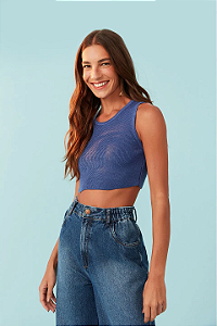 BLUSA TRICOT TATI AZUL