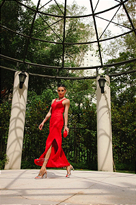 VESTIDO LEANDRA VERMELHO