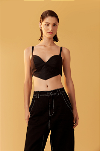 TOP CORSELET TALITA PRETO