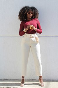 CALÇA ALANA BAUNILHA