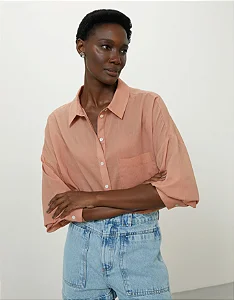 CAMISA TÂNIA AMENDOA