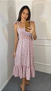 VESTIDO BANDANA ROSA BEBÊ