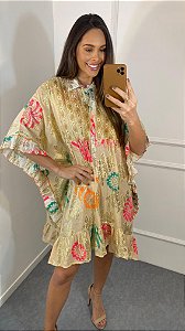 VESTIDO BOHO MEL AREIA