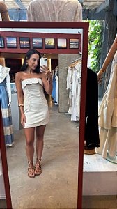 VESTIDO LINHO CURTO GUIPIR