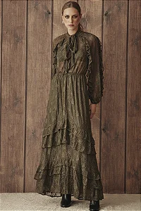 VESTIDO RENDA LONGO RAVENA