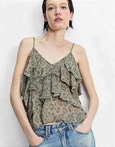 BLUSA ONÇA NEUTRA