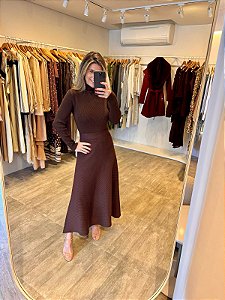 BLUSA BRUNA MARROM