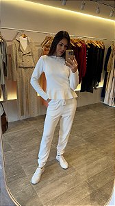CONJUNTO PEPLUM BRANCO