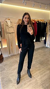 CONJUNTO PEPLUM PRETO