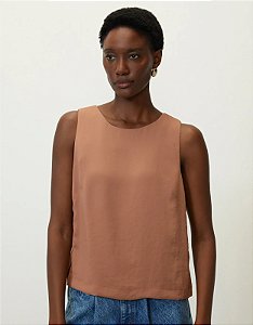 BLUSA MAITE CAMEL