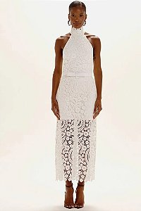 VESTIDO MIDI JULIETA OFF WHITE