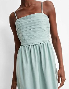 VESTIDO BUSTO COM PREGAS