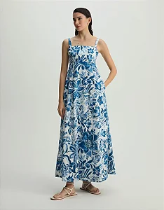 VESTIDO FLORAL INDIGO