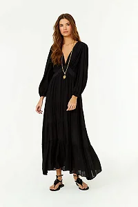 VESTIDO CAMADAS PRETO