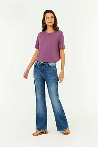 CALÇA BOOTCUT LAV. MÉDIA