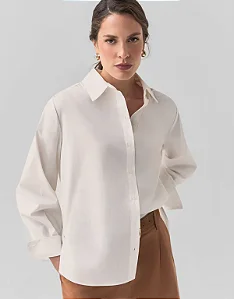 CAMISA RETA FRANZIDOS OFF