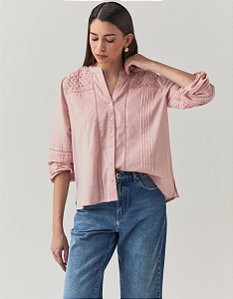 BLUSA VOIL ROSA