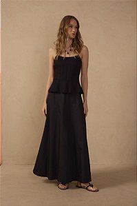 VESTIDO PEPLUM EVA PRETO