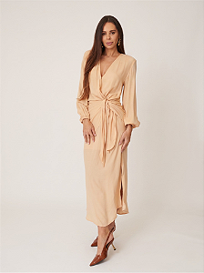 VESTIDO MIDI PALA FAIXA