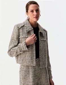 JAQUETA RETA TWEED