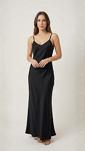 SLIP DRESS BLACK
