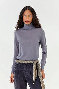 BLUSA TRICOT LIGHT CINZA