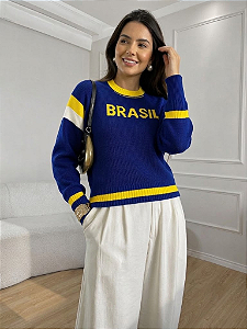 TRICOT BRASIL AZUL
