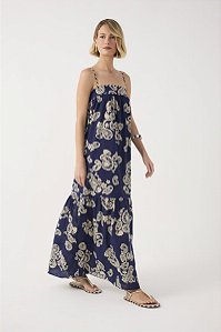 VESTIDO MIX MARINHO