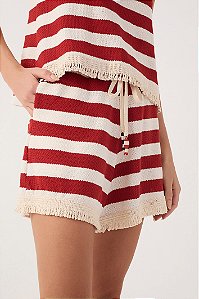 SHORT TRICOT LISTRADO