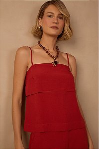 BLUSA PAULA VERMELHO