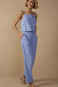 CALÇA LINHO DRESS AZUL CÉU