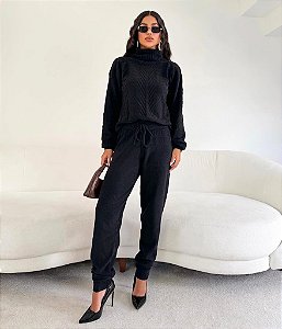 CONJUNTO MOUSSE PRETO