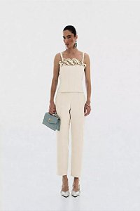CONJUNTO FLORENÇA BAUNILHA