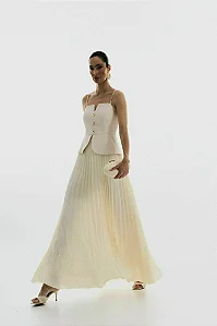 VESTIDO VERONA BAUNILHA