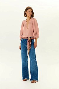 CALÇA JEANS FLARE